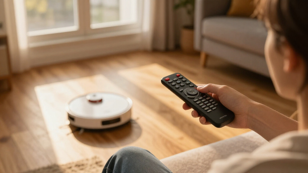 robot vacuum remote control