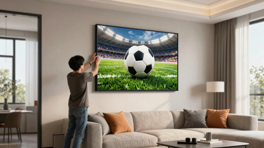 soccer-themed wall art