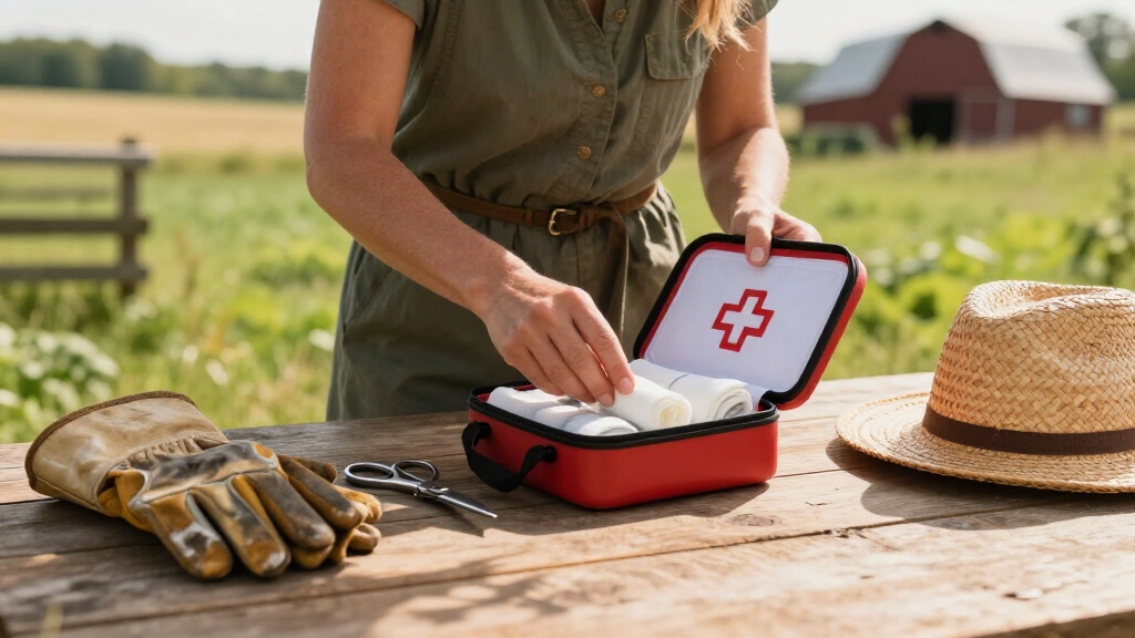 first aid kit for farm