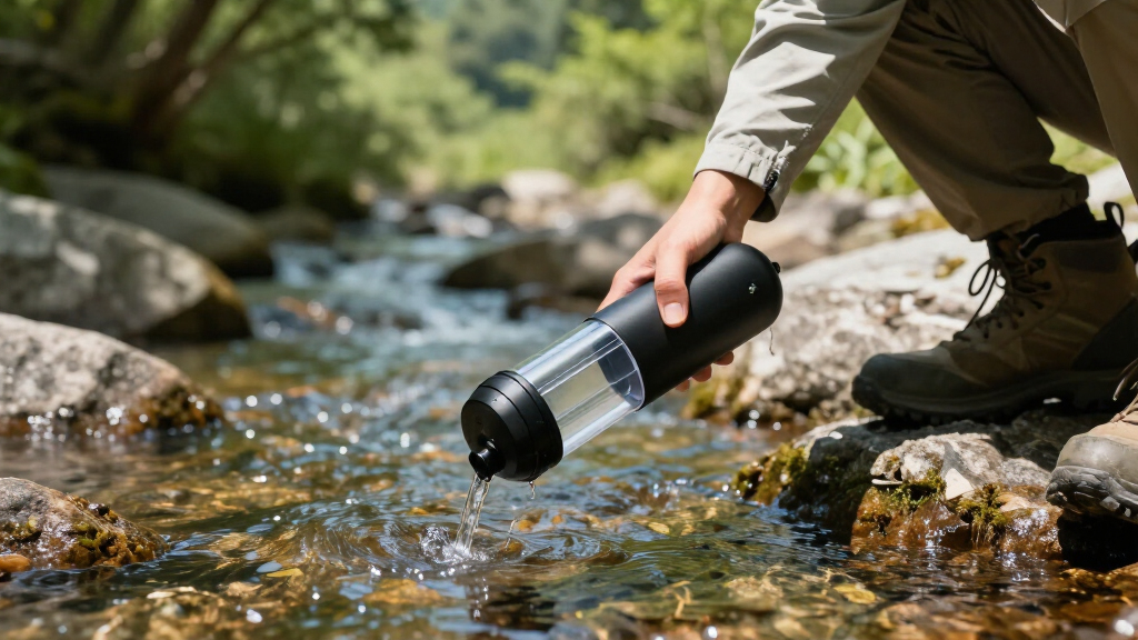 electric water purifier for travel premium