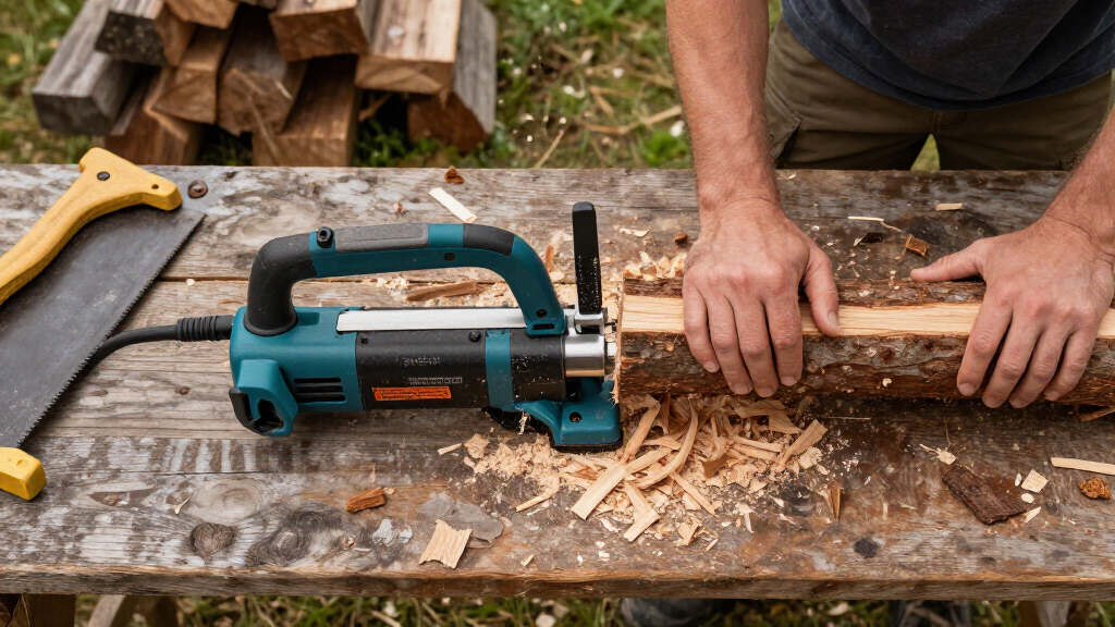 electric log splitters for DIY woodworking