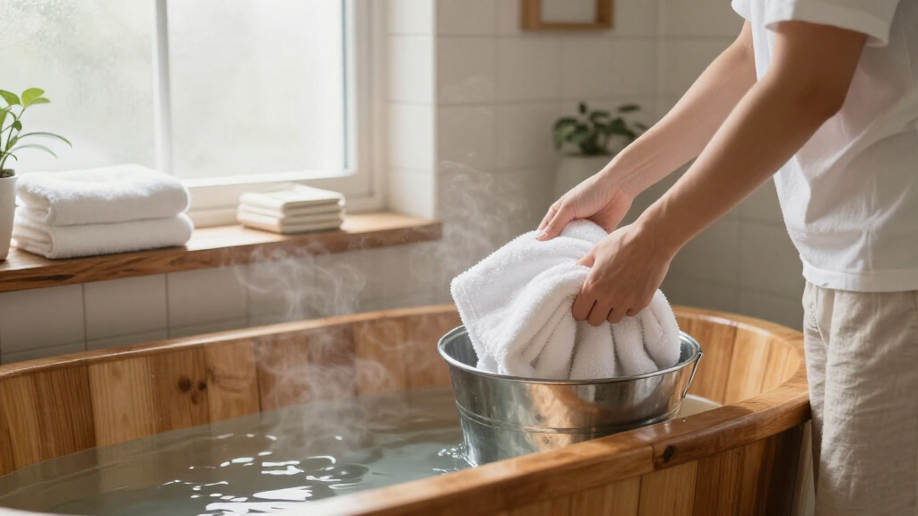 towel warmer bucket