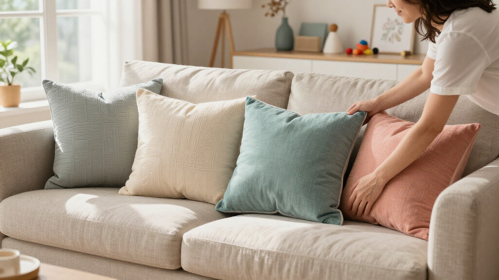 throw pillows
