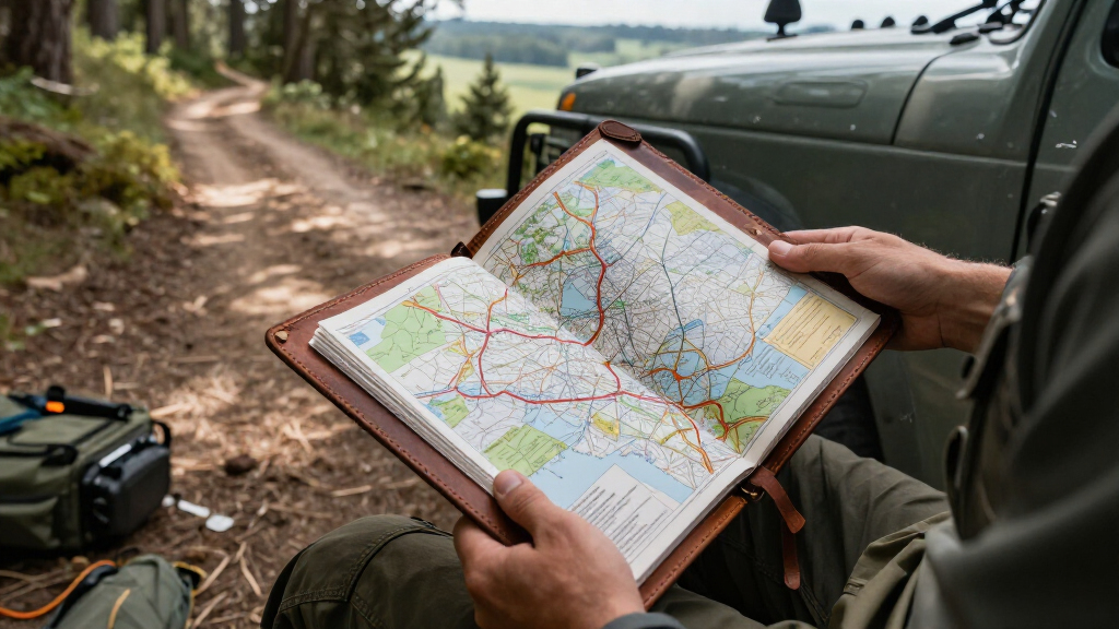 best route planning binders for overland travel