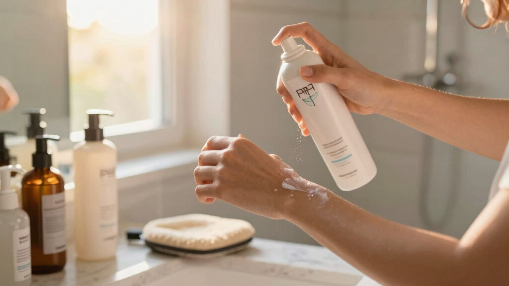 self-tanning mousse for glowing skin