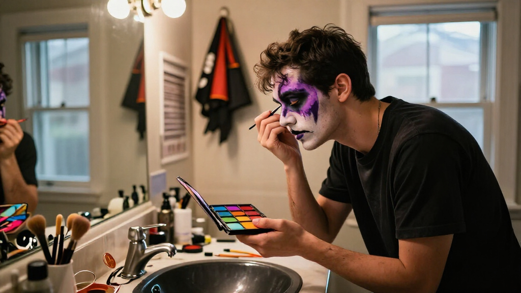 Halloween costume makeup palettes