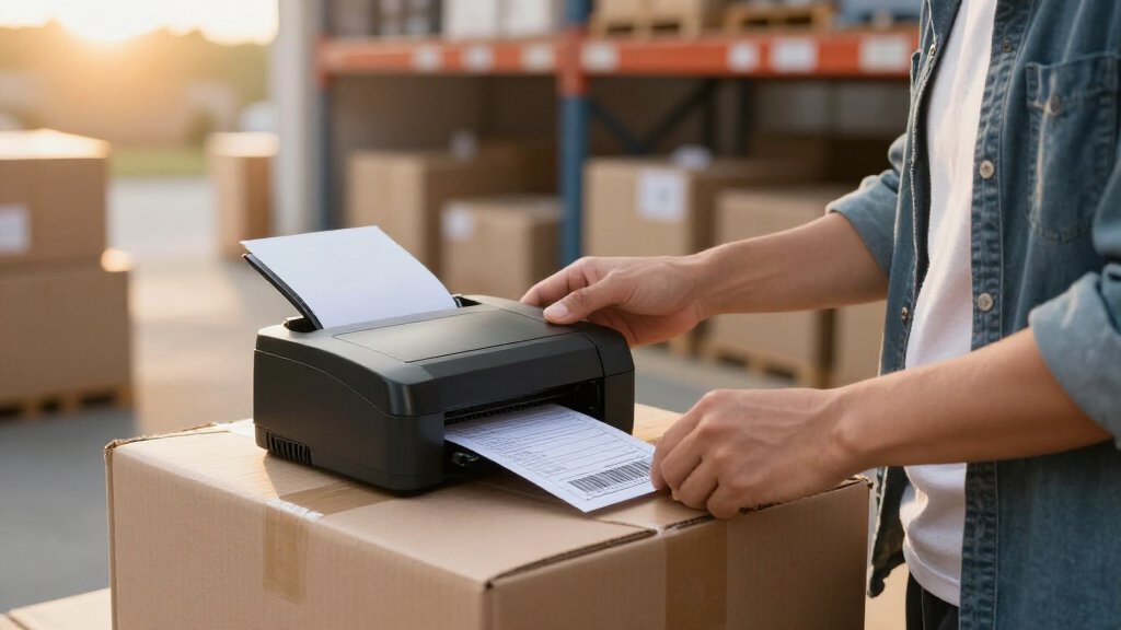label printer for shipping and barcodes