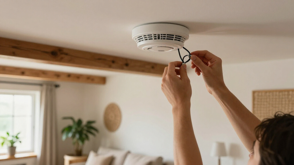 smoke detector hardwired interconnected bundles