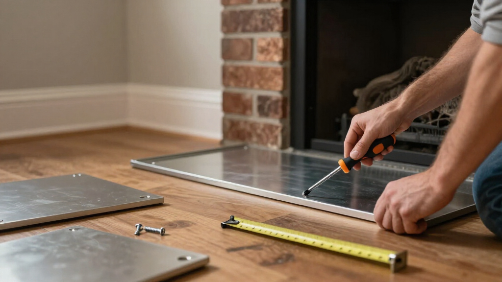 fireplace insert surround kits