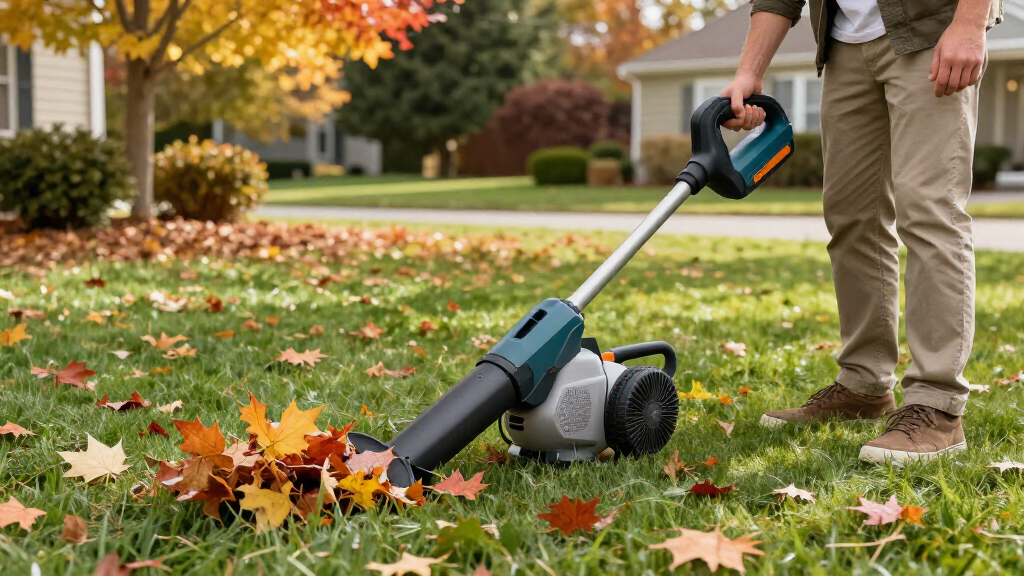 cordless leaf blowers for fall yard work