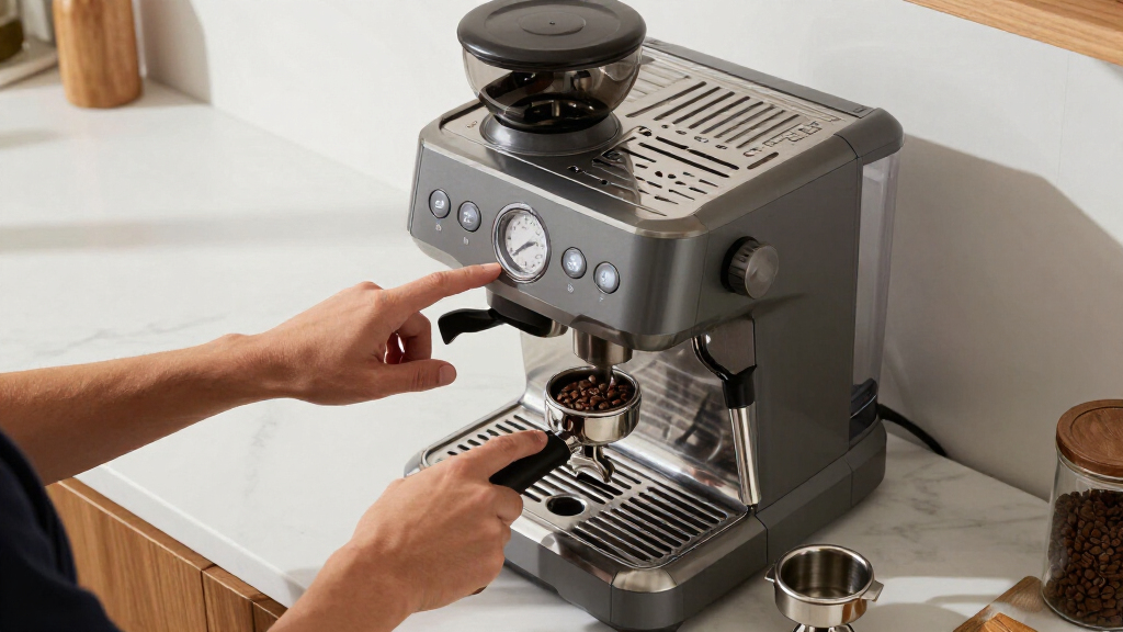 espresso machines with builtin grinder