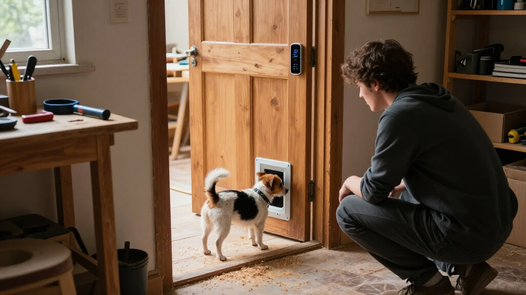 smart dog doors with microchip access
