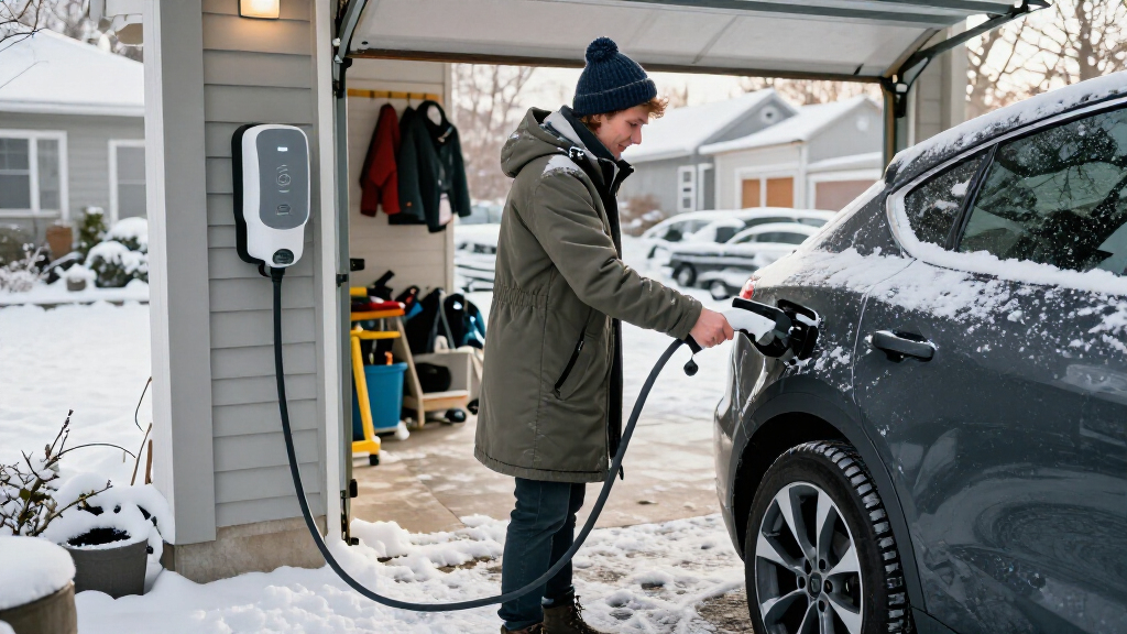 premium level 2 ev charger options for cold climates