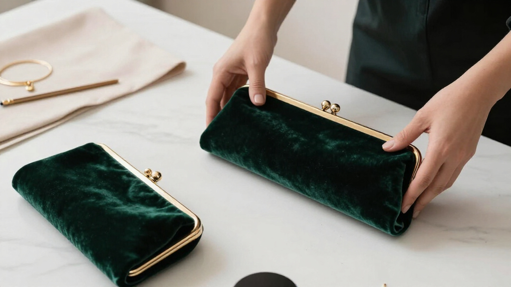 velvet evening clutches