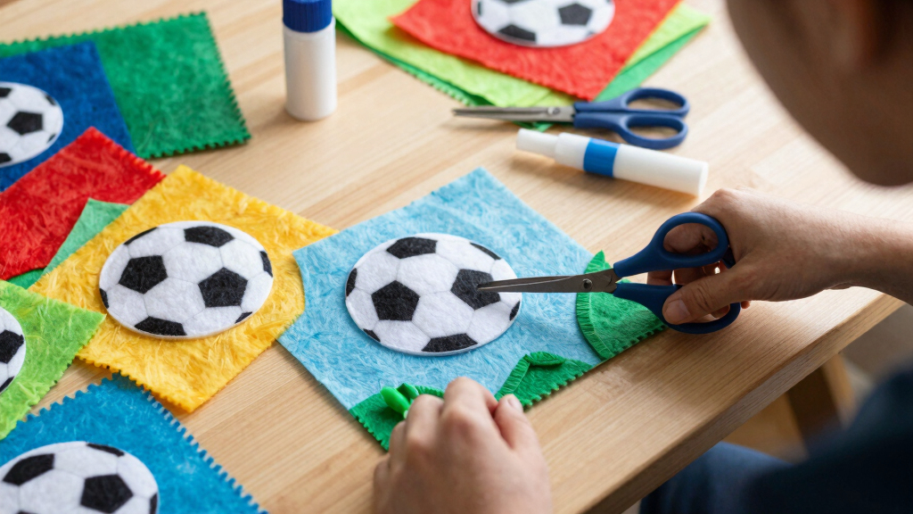soccer fan arts and crafts supplies