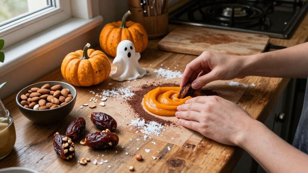 raw vegan Halloween treats