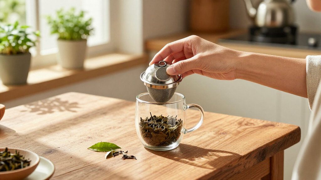 stainless tea infuser basket