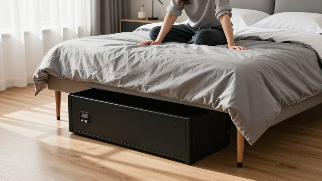 under bed safe for discreet storage