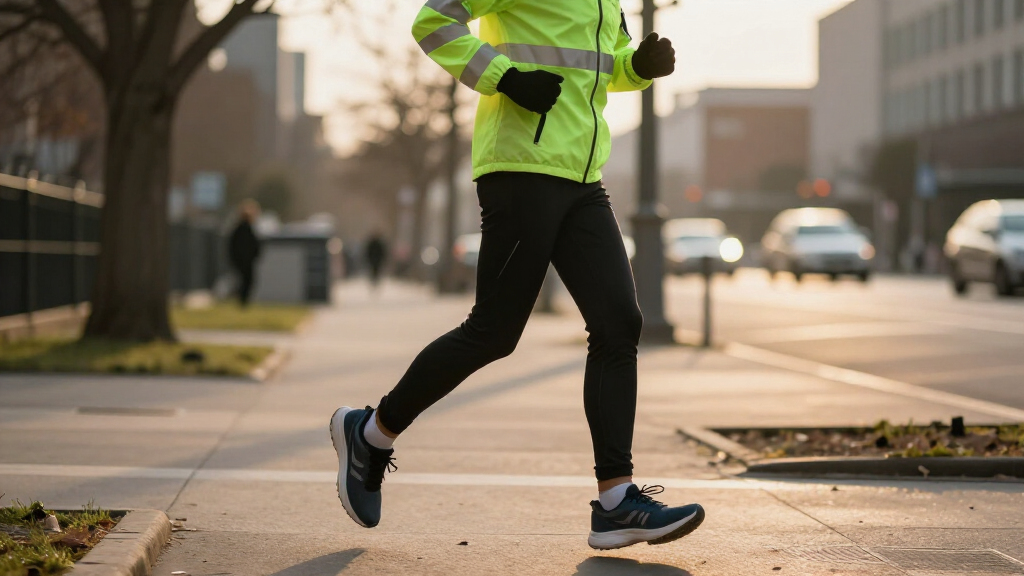 reflective running gear for night