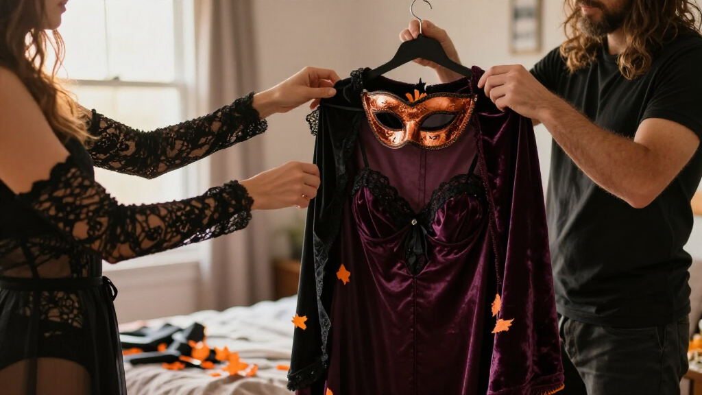Halloween lingerie for couples