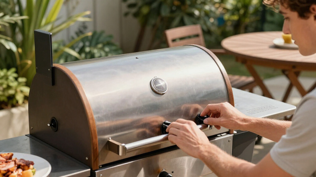vertical pellet smoker for consistent temps