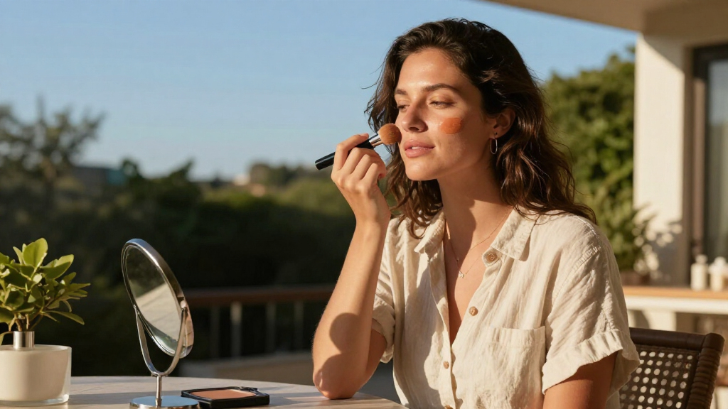 bronzer with spf protection