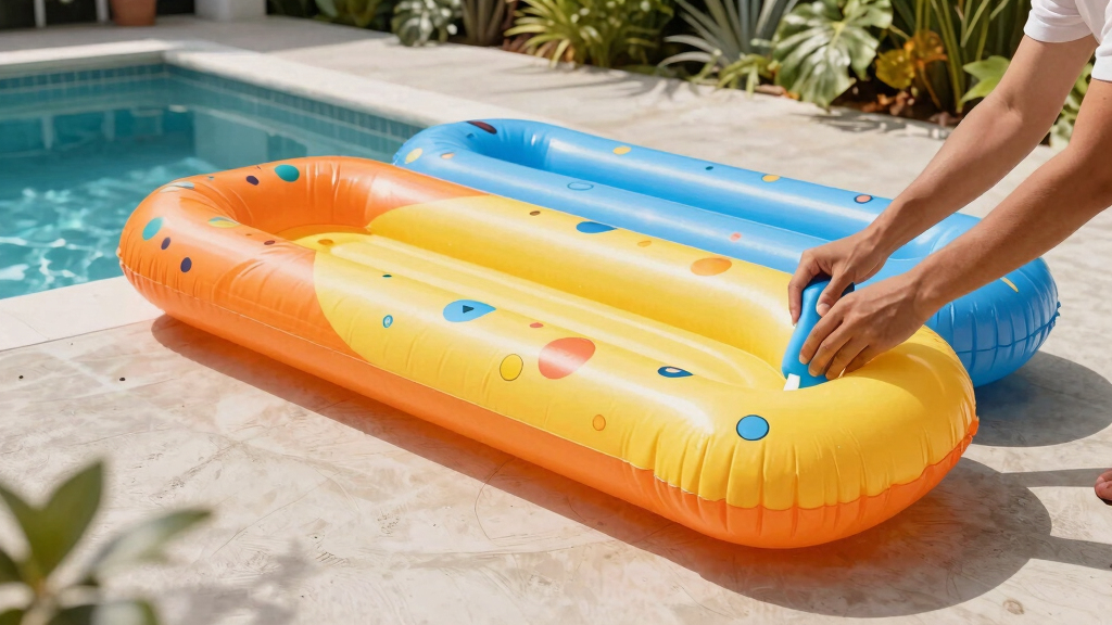 inflatable pool party decorations