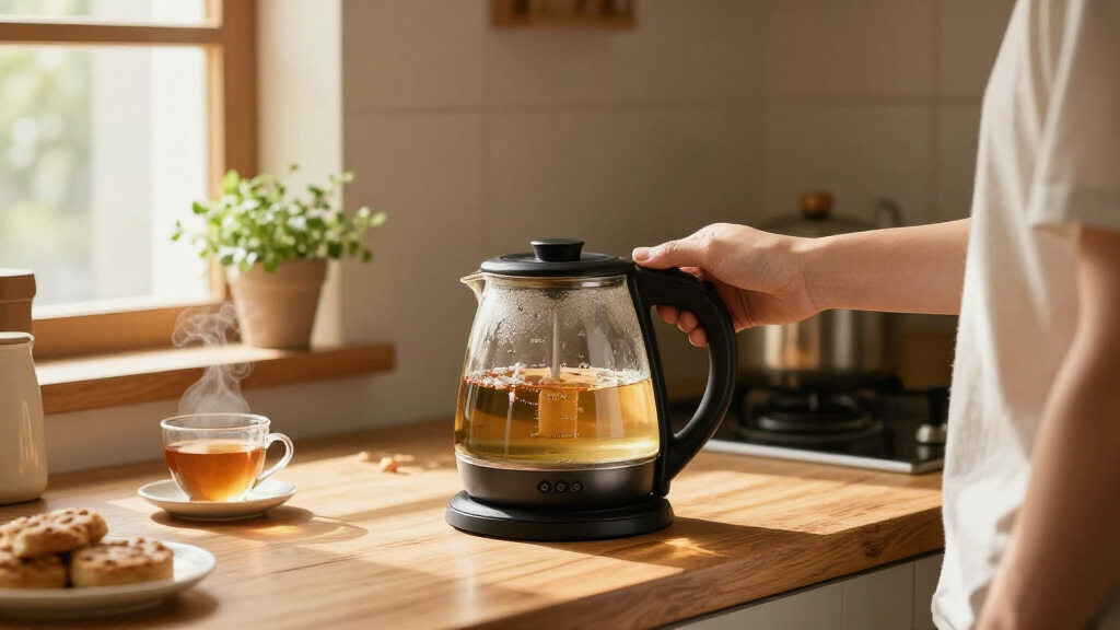 electric kettle with temperature control