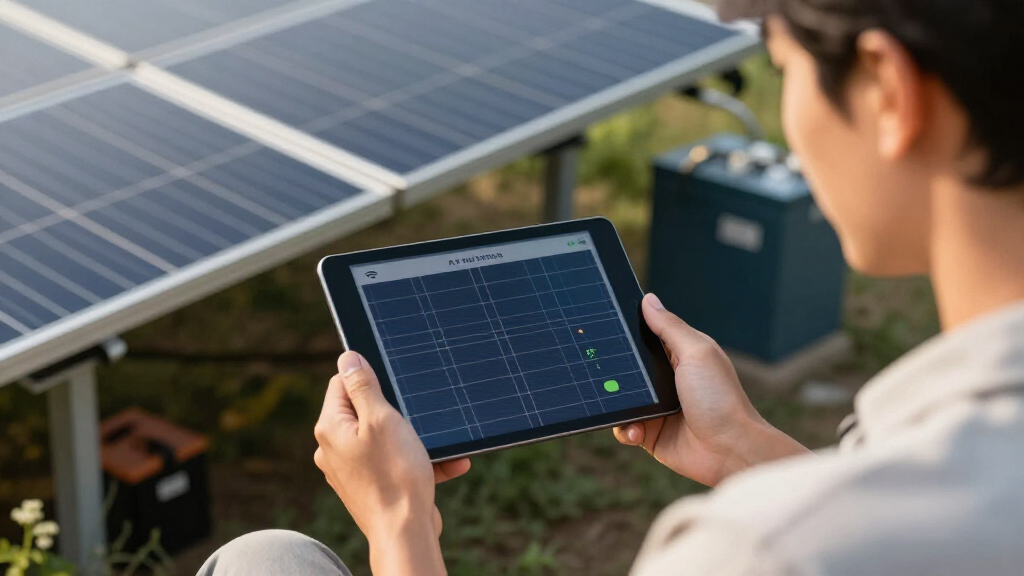 wifi battery monitor for solar system