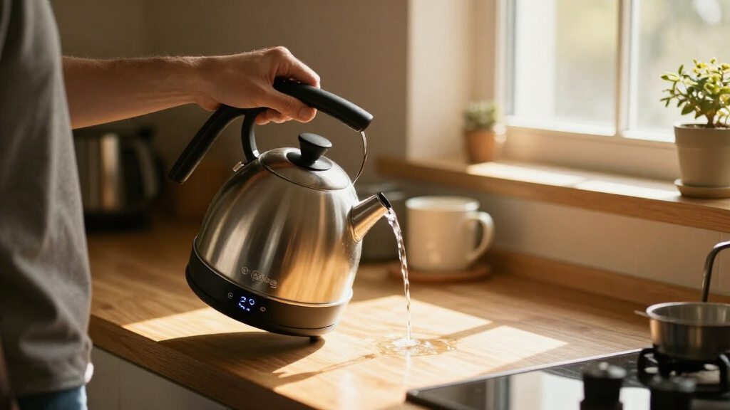electric kettle with temperature control