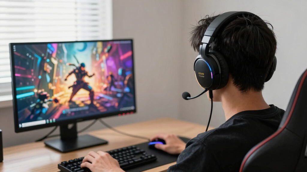 gaming headset with surround sound