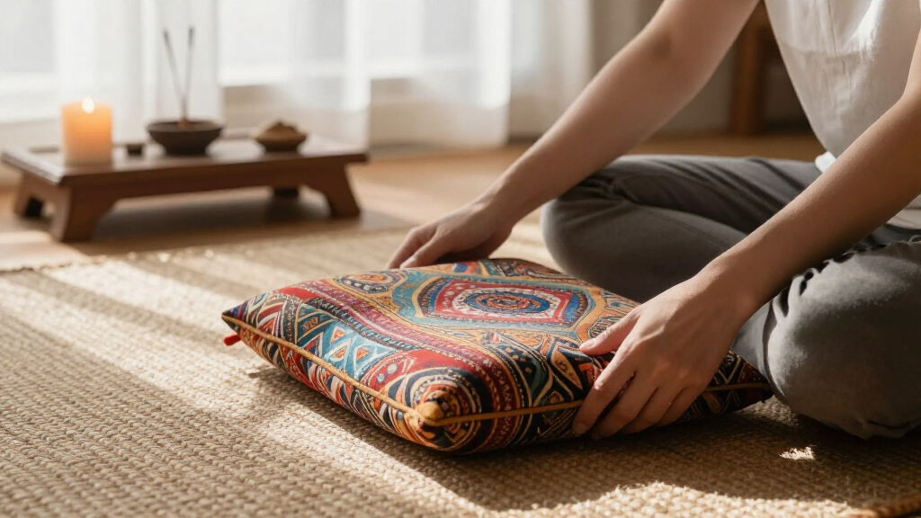 spiritual meditation cushions