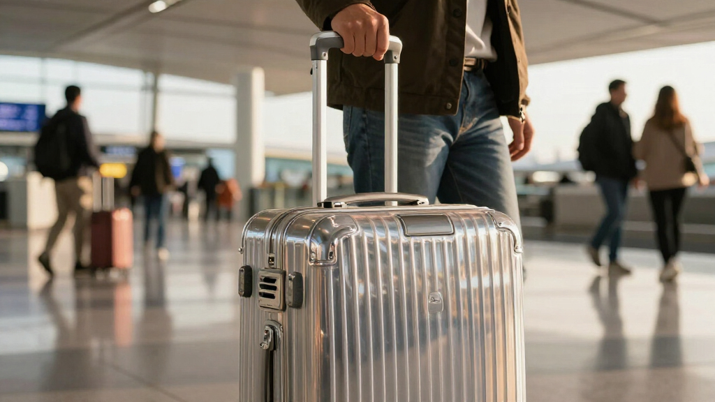 luxury polycarbonate carry on luggage for frequent flyers