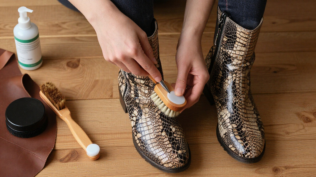 best reptile print boots