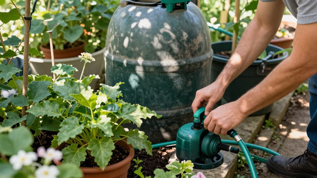best irrigation pump for rain barrel systems