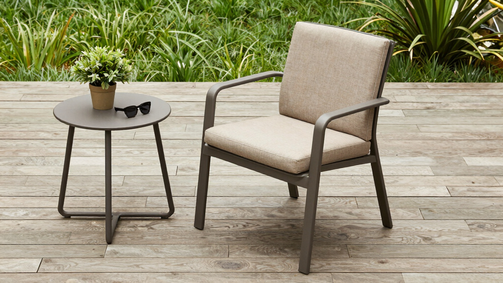 senior-friendly outdoor seating