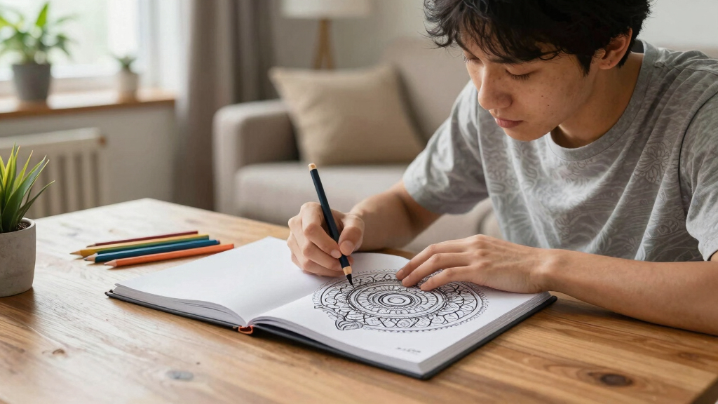anxiety relief adult coloring books