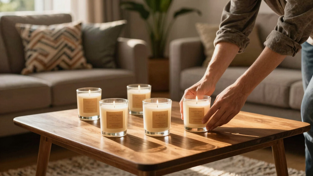 scented candles for home decor
