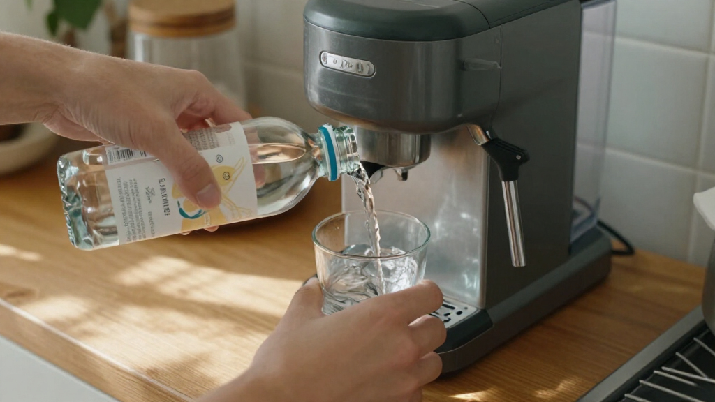 bottled water for espresso machine