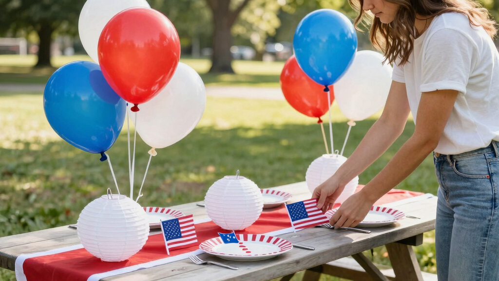 outdoor patriotic party supplies