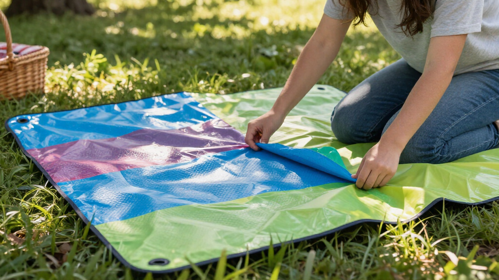 foldable picnic blankets waterproof