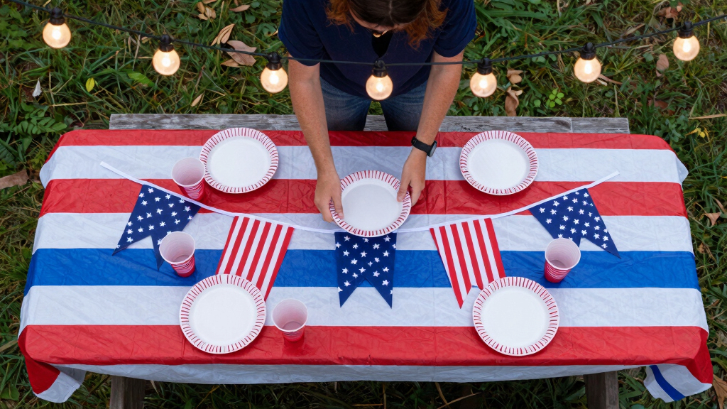patriotic outdoor party supplies