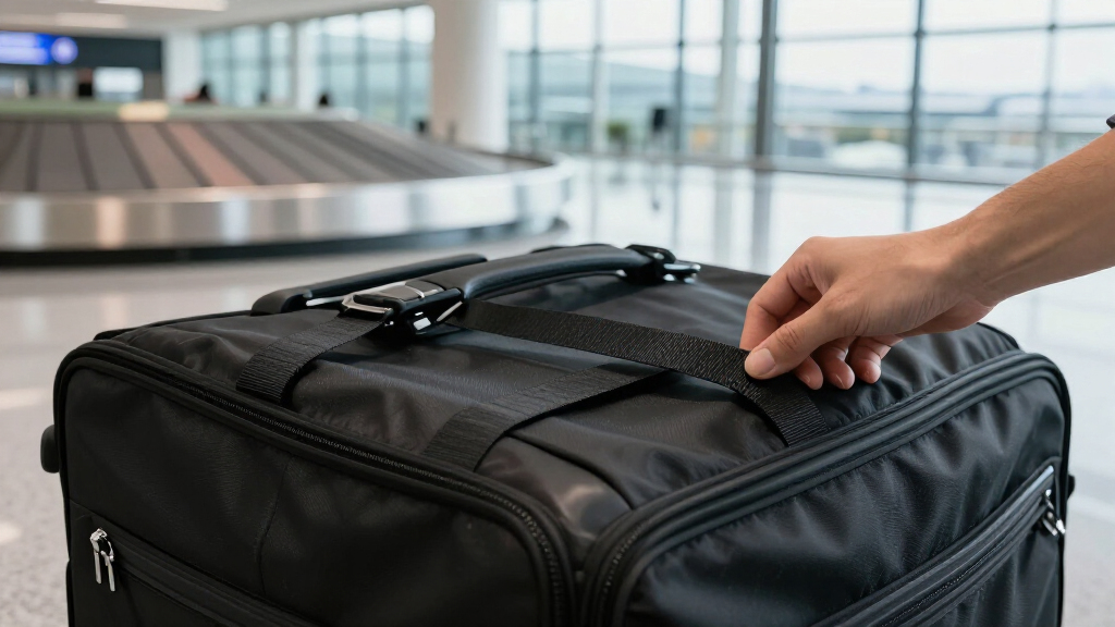 carry on luggage with compression system for long trips