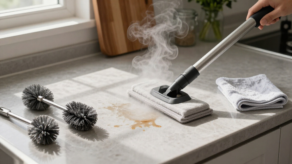best steam mop for kitchen grease cleanup