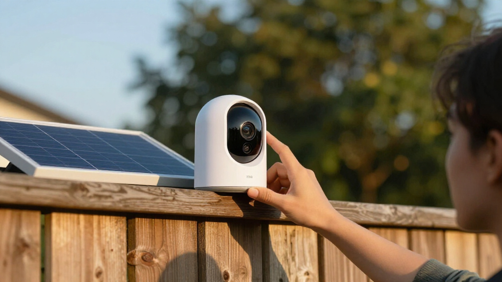 outdoor smart camera with solar panel under 500