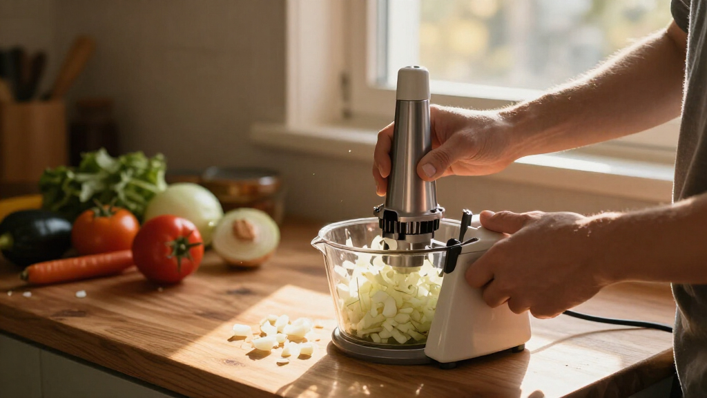 food processor with dicing kit for onions