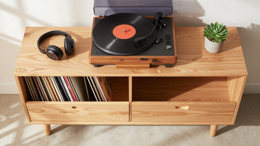 best bookcase with drawers for records