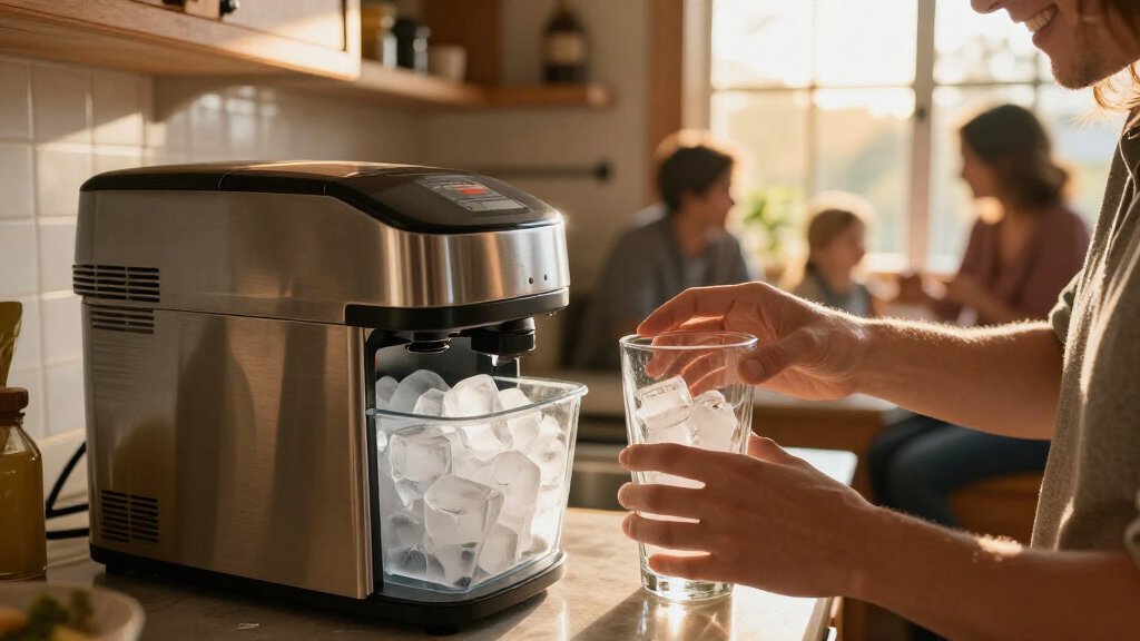 freestanding ice maker machine