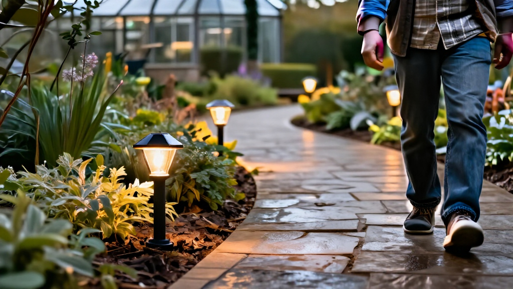 solar garden path lights
