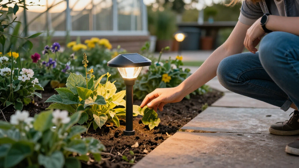 solar path lights for gardens